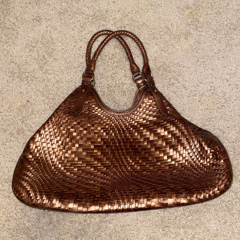 Cole Haan Genevieve Weave Large Triangle Tote